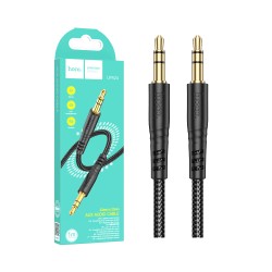 Cable de Audio Hoco AUX UPA24 Liso 1m Negro